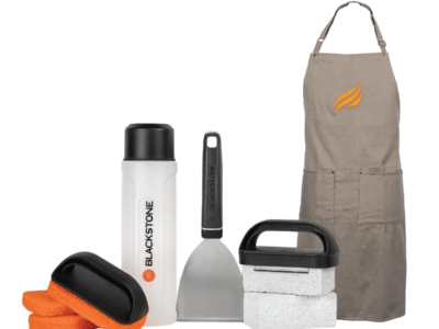 Blackstone Iron Forged Series Cleaning Kit with Apron
