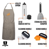 Blackstone Iron Forged Series Cleaning Kit with Apron1.webp