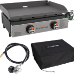 Blackstone Original Series 22inch Omnivore Griddle Bundle including Propane Adapter Kit and Cover Bag1