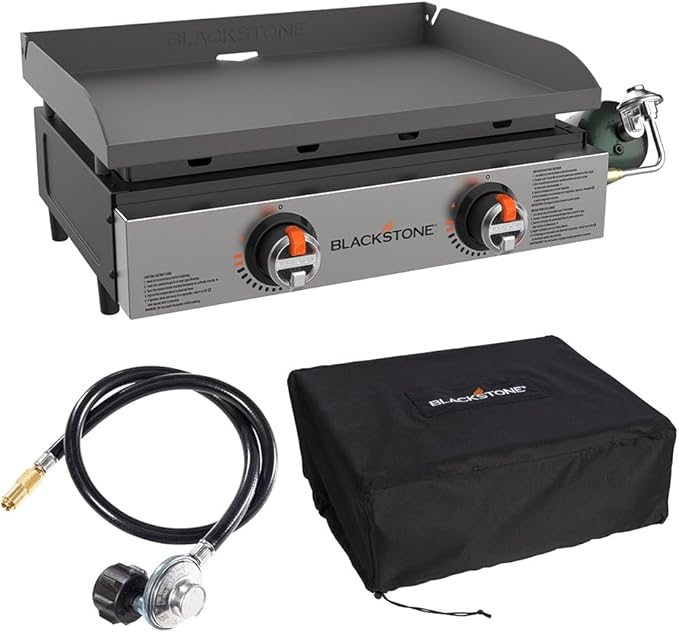Blackstone Original Series 22inch Omnivore Griddle Bundle including Propane Adapter Kit and Cover Bag1 Blackstone Original Series 22inch Omnivore Griddle Bundle including Propane Adapter Kit and Cover Bag1