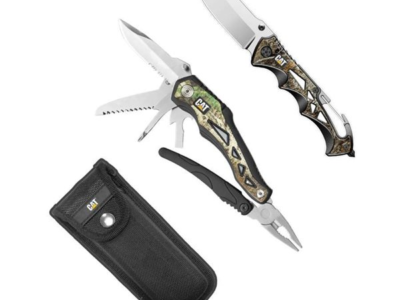 CAT 2-piece Gift Set including 10-in-1 Multi-Tool and Knife