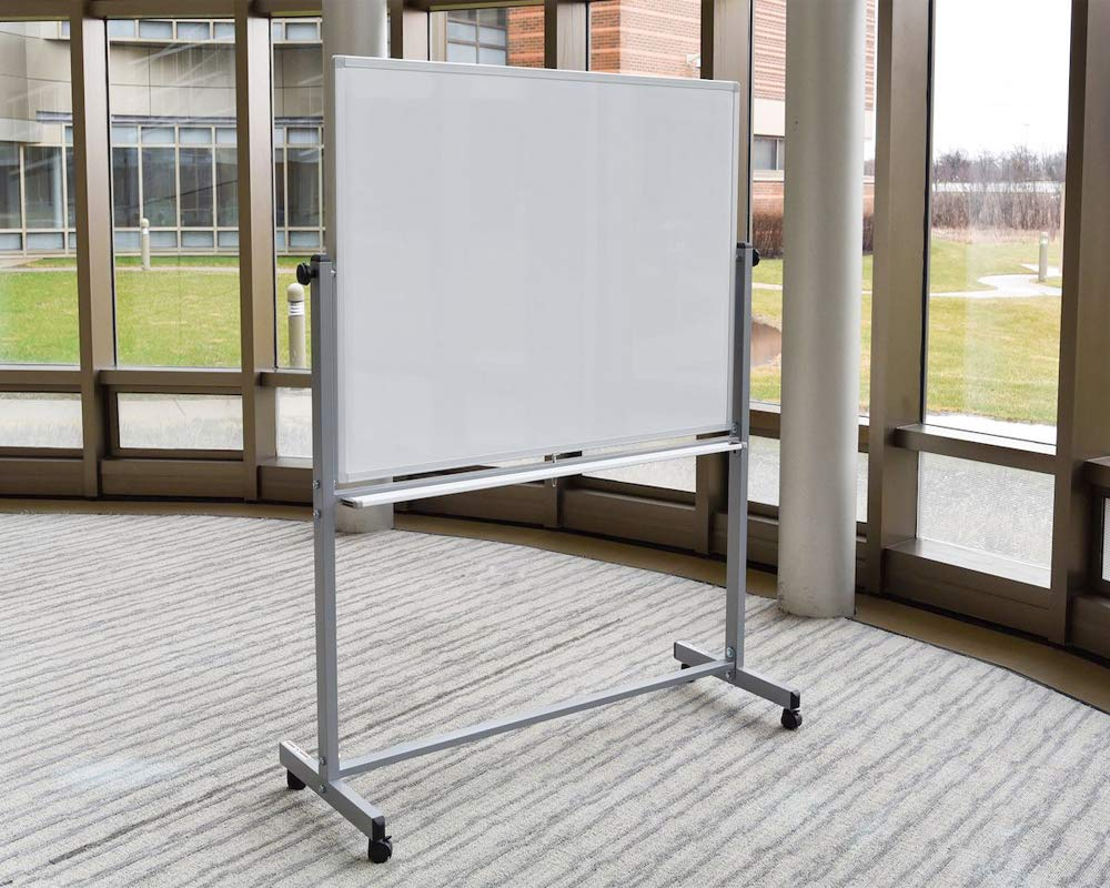 Luxor-Mobile-Double-Sided-Magnetic-Whiteboard-with-Stand-and-Marker-Tray-48-x-361.webp Luxor Mobile Double-Sided Magnetic Whiteboard with Stand and Marker Tray - 48 x 36