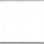 Luxor Wall-Mounted Magnetic Whiteboard with Aluminum Frame and Marker Tray - 72 x 40